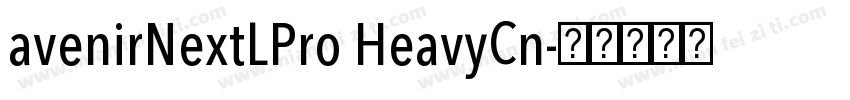 avenirNextLPro HeavyCn字体转换